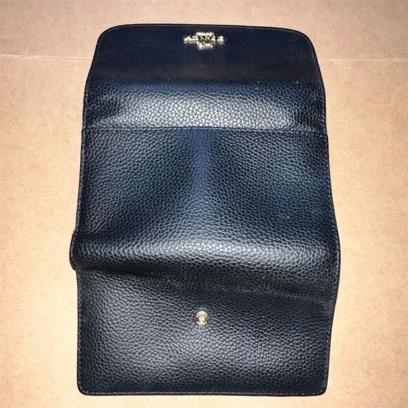 COACH Pebbled Leather Medium Wallet F30204 AUTHENTIC - Picture 7 of 7